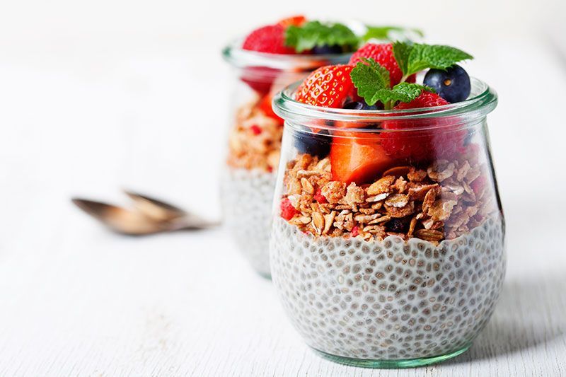 Porridge con semillas d chía